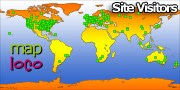 Locations of Site Visitors