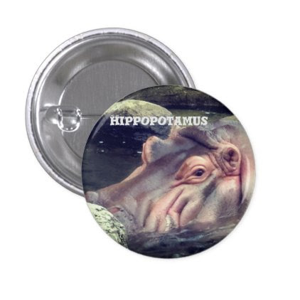 Hippopotamus Button