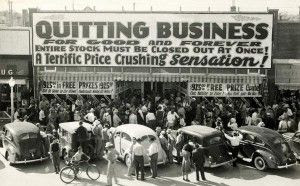 quitting business