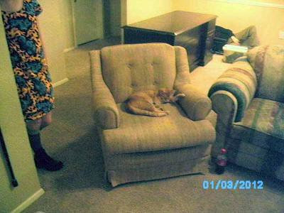 A chair sis bought for us