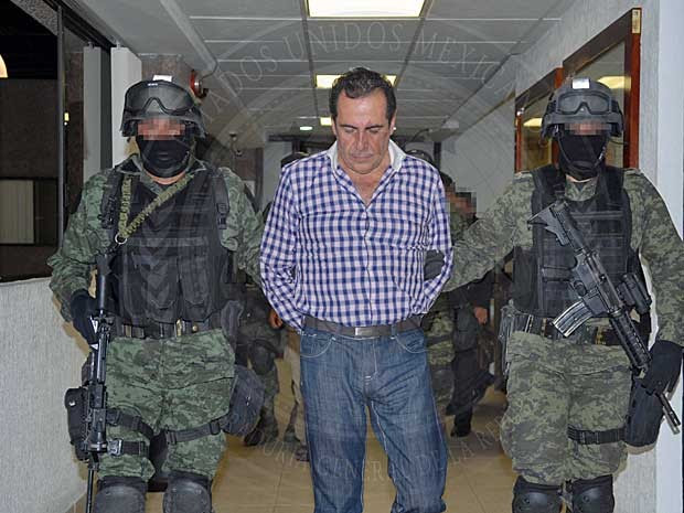 Héctor Beltrán Leyva, líder do cartel de drogas Beltran Leyva, foi preso no México. (Foto: Procuradoria-Geral / Via AFP Photo)