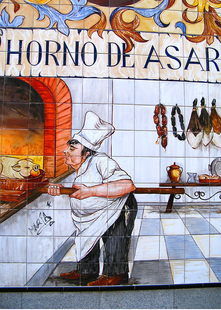 Tile Sign in La Latina, Madrid