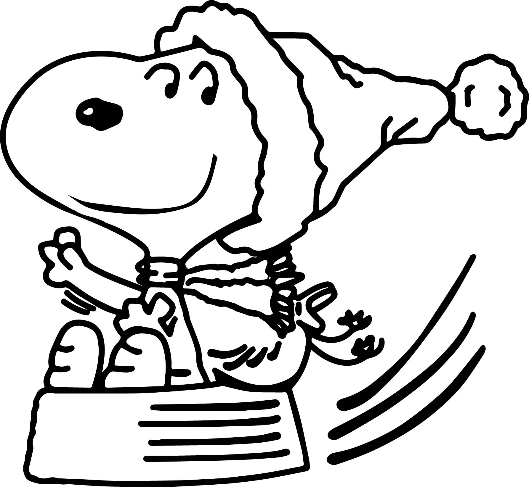 Download Snoopy Christmas Drawing | Free download on ClipArtMag