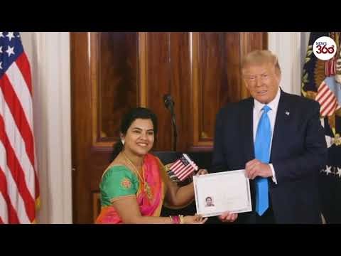 Indian software engineer becomes US citizen in rare ceremony at White Ho...