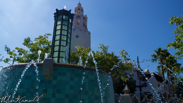 Disneyland Resort, Disney California Adventure, Buena Vista Street, Fountain