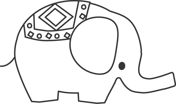 ぞう ゾウ イラスト 無料イラストフリー素材