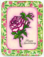 Anniversary greeting card