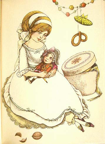 チェコの絵本 ダグマル ベルコヴァー Louskacek Dagmar Berkova 1969 商品番号 Ce 287 絵 文 Dagmar Berkova E T A Hoffmanna 発行年 出版社 1969年 Artia サイズ ページ数 28 5 21 3cm 64p ハードカバー チェコ語 イラスト
