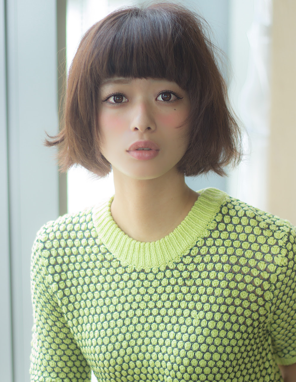 髪型 重めぱっつんボブ ヘアカタログ 銀座の美容室afloat Japan