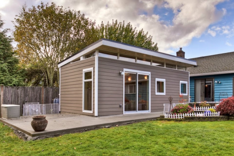 Prefab Laneway Houses - 12'x24' Modern-Shed - Westcoast Outbuildings