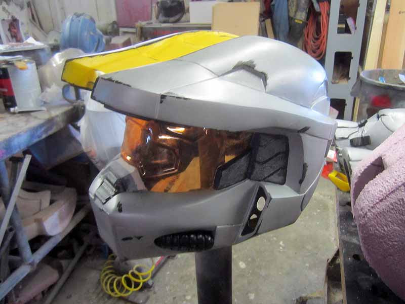 Visor Installed