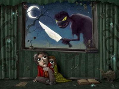 whos  knocking   door scary website