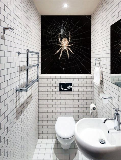 This luxurious bathroom is the perfect place to relax after a long day at the be. These Scary Bathroom Murals Are The Stuff Of Nighmares
