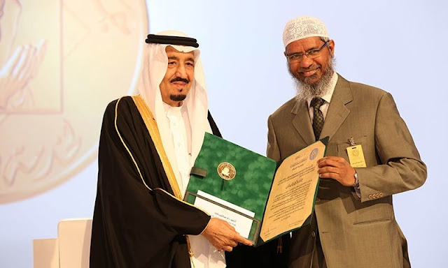 Dikriminalisasi India, Raja Salman Turun tangan Berikan Suaka Untuk DR Zakir Naik