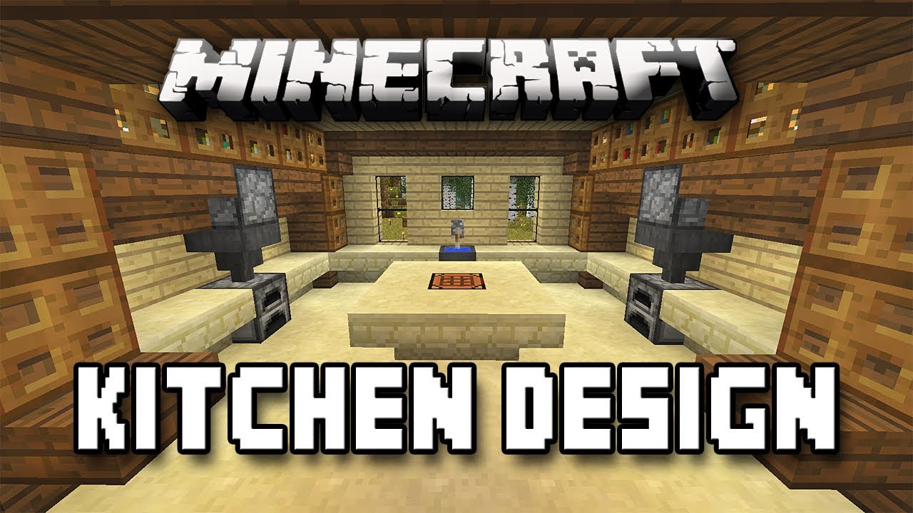 Minecraft Tutorial How To Build A House Part 12 Kitchen Minecraft Tutorial How To Build A House Part 12 Kitchen