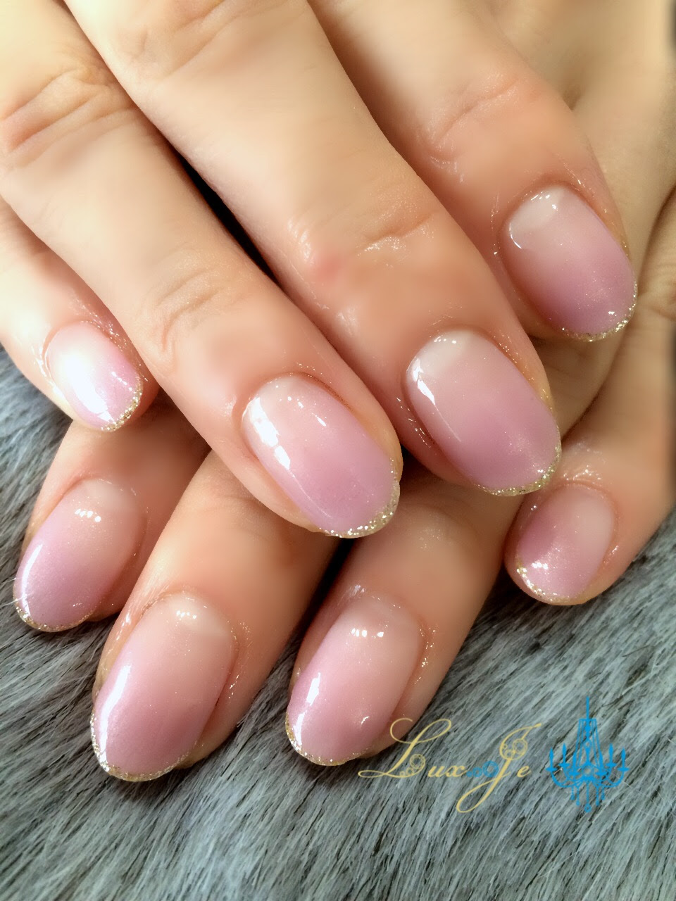 グラデーション パープルネイル ひばりヶ丘のネイルサロン ラグージュ Lux Je