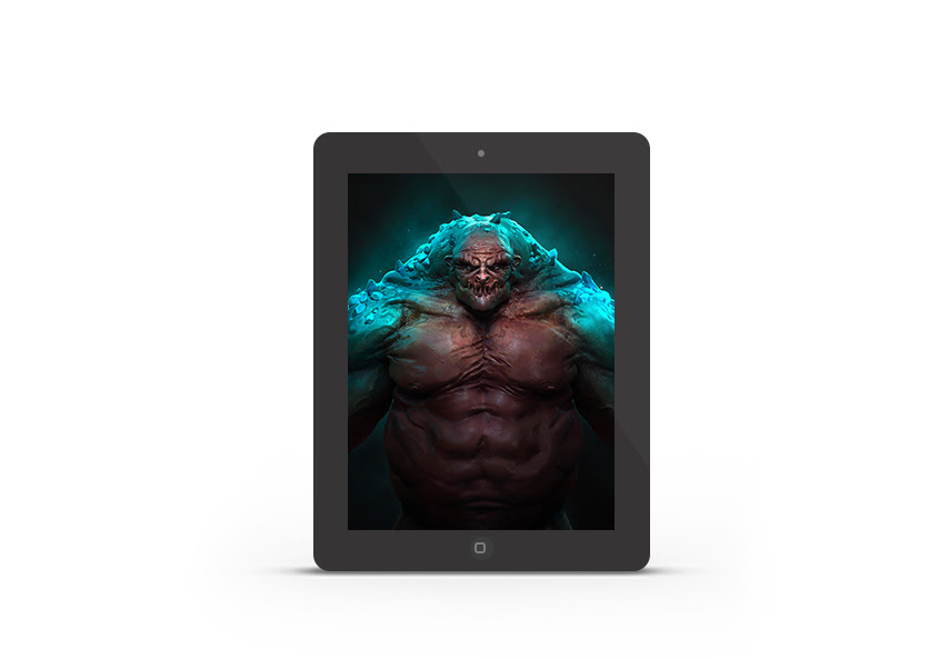 Abduzeedo's iPad wallpaper of the week by iamsynthesis