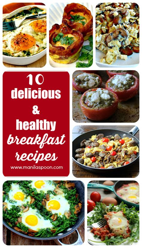 delicious healthy breakfast recipes manila spoon