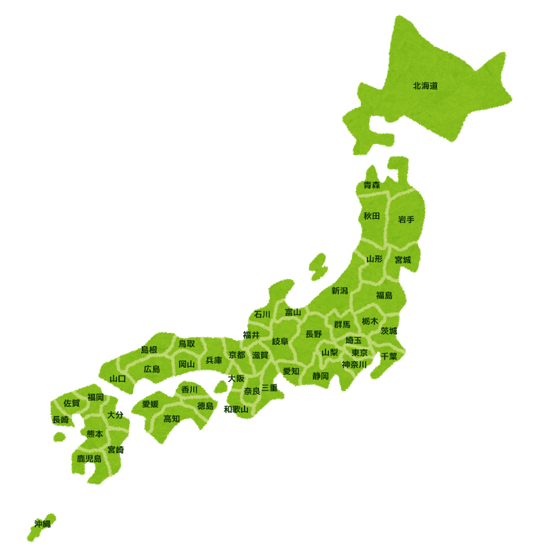 地図 ランキング 都道府県人口増減率 10年 15年 平成22年 平成27年 平成２７年国勢調査確定値 人口 面積 人口密度