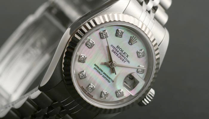 フリー写真素材 ロレックス デイトジャスト Ref ng Wht Shell Rolex Datejust 新品