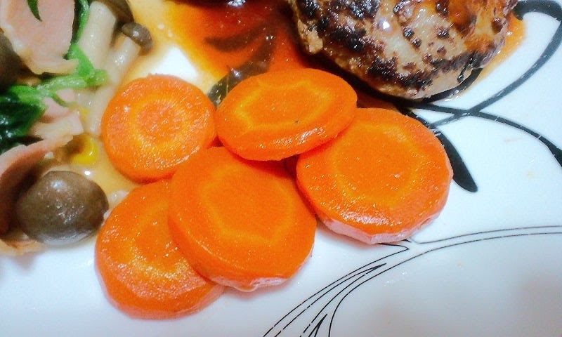 ハンバーグの付け合わせの定番といえばこれ 人参のグラッセ Myuの徒然日記