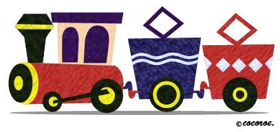 おもちゃの汽車のイラスト テレビ番組イラスト 似顔絵制作ブログ