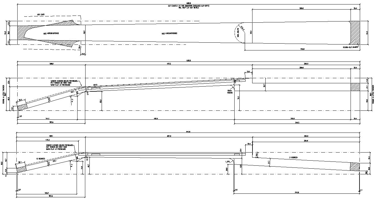 Guitar Neck Dimensions
