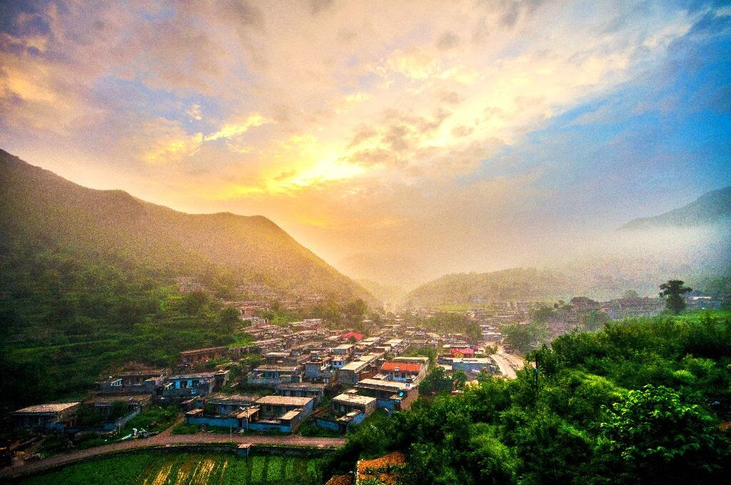太行山脉分布图 太行山脉 太行山脉地图 007鞋网