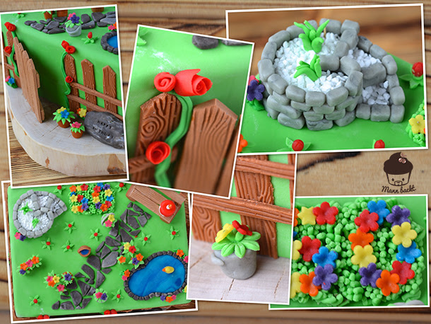 Marzipan Zen Garden... ein süßer Platz zum Entspannen ...