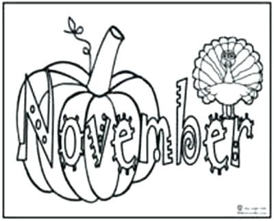 November Coloring Pages At Getdrawings Free Download