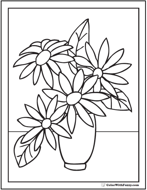 Download Flower Coloring Pages For Adults at GetDrawings | Free download