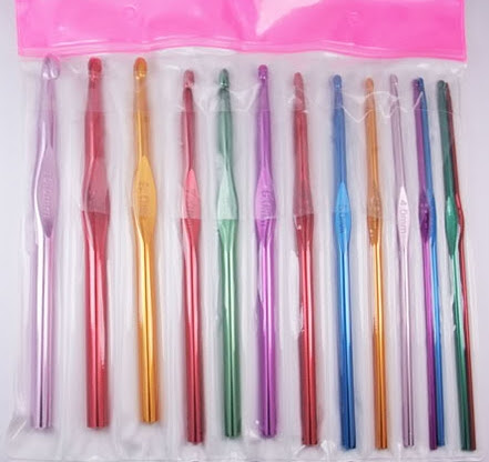 Jarum Rajut Aluminium 14 pcs 2 10mm Maya Crafts Jarum Rajut Aluminium 14 pcs 2 10mm Maya Crafts