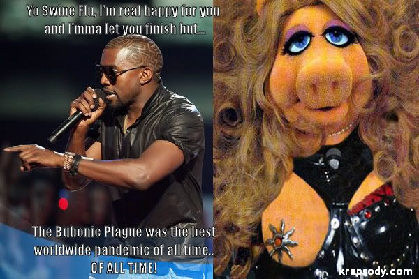 Kanye West and swine flu