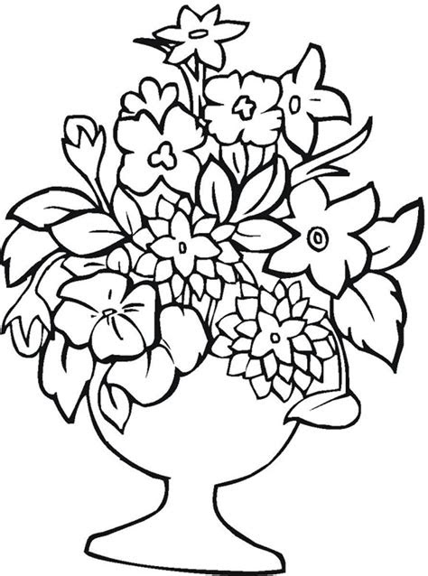 Flower to color for kids. free printable flower coloring pages for kids best coloring pages for