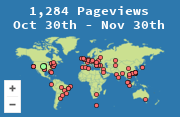 Locations of visitors to this page