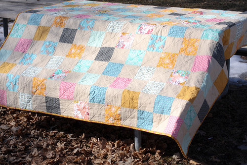 Patchwork Picnic Quilt Tutorial - In Color Order