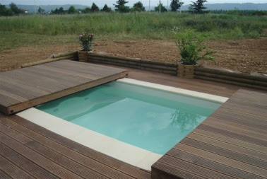 Poolabri Abri Piscine Terrasse Plat Bois