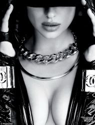 Irina Shayk topless photo shoot for 7 Hollywood magazine 2013 November 9x MQ