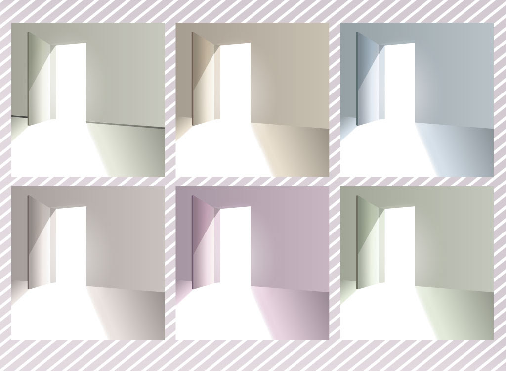 This Set Open Door Background Graphics Available Six