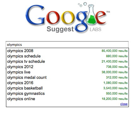 images.google.come.  for literally years, Google Suggest is finally coming to Google.com.