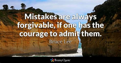 bruce lee mistakes   forgivable