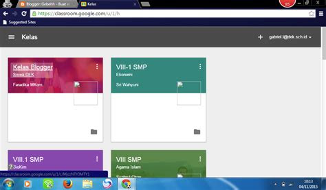 gebehh  menggunakan google classroom