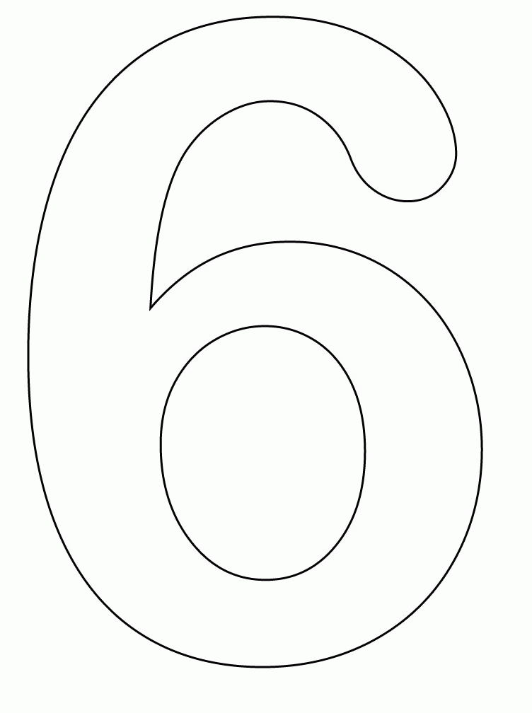 Number Coloring Pages For Preschoolers - Coloring Home