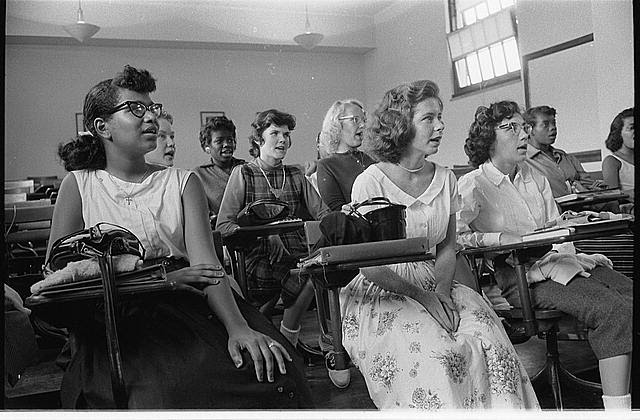 , photographer. An integrated classroom at Anacostia High School ...