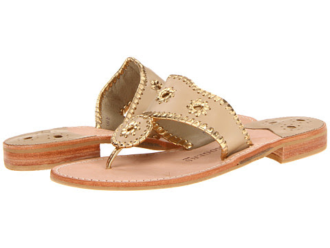 Jack Rogers Nantucket Gold