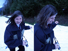 Nita in the snow