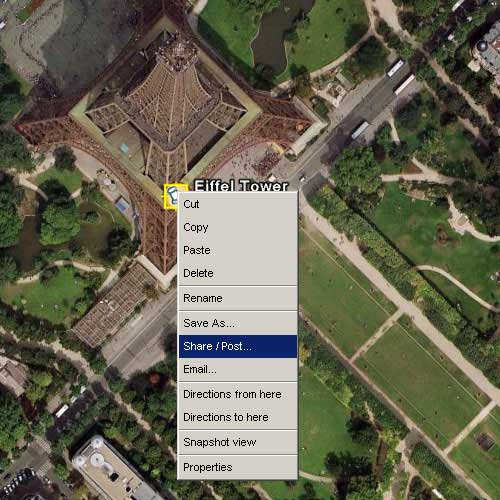 Google Earth共享发布地标详解