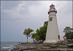 Rain at the Marblehead Light