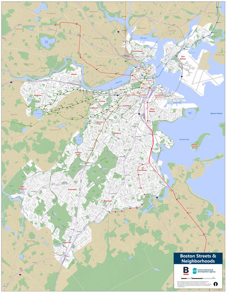Boston Districts Map 2022