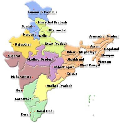 Cartina India Rajasthan